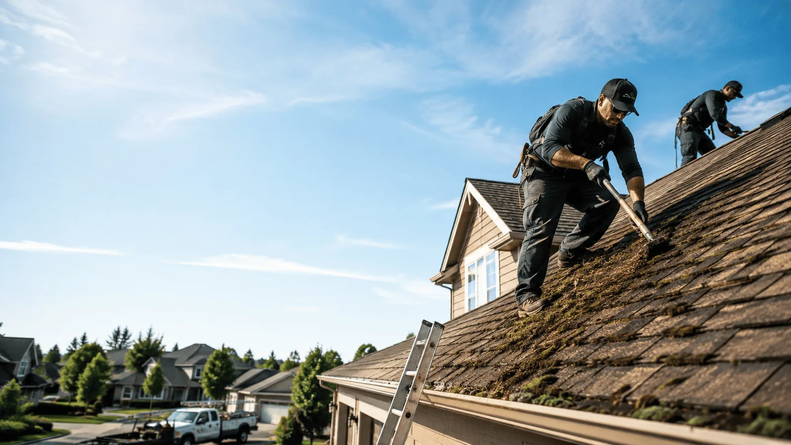 Roof Moss Removal in Pleasanton, KS near me
